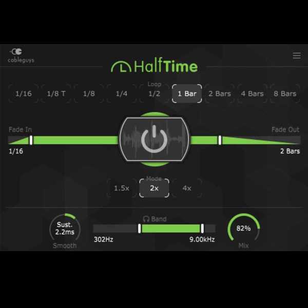 HalfTime 1.0.1 VST: лучший способ удвоить свой звук