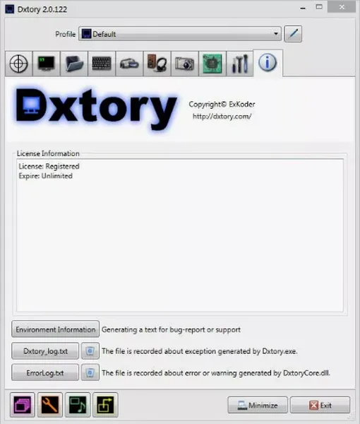 Качаем Dxtory 2.0.142 с торрента с кряком бесплатно