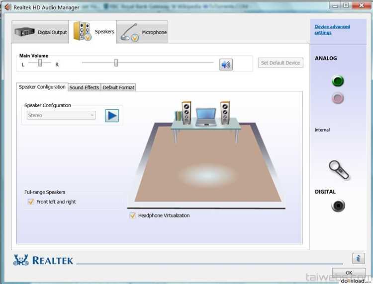 Realtek High Definition Audio Drivers 6.0.9514.1 для Windows 7, 10, 11