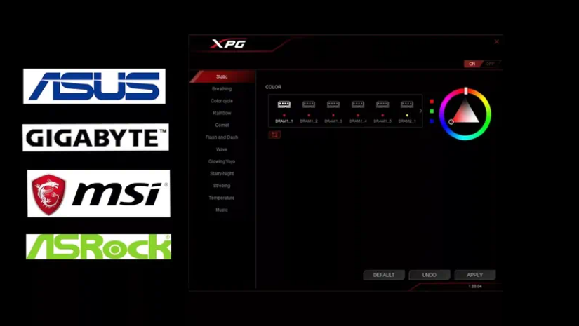 XPG RGB SYNC App (Beta) для Windows